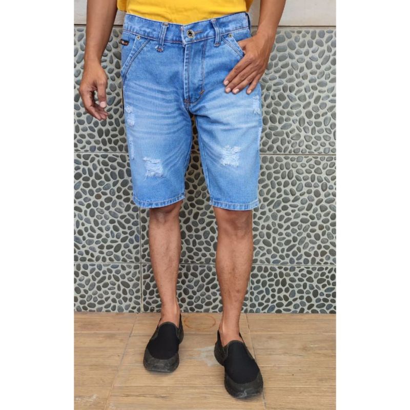 CELANA JEANS PENDEK SOBEK/ROBEK PREMIUM DISTROO ORIGINAL BY XPD