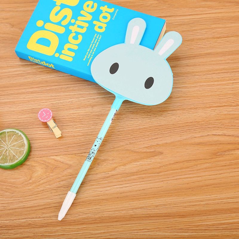 

kelinci fan gel pulpen berbentuk kipas, pena air lucu kartun