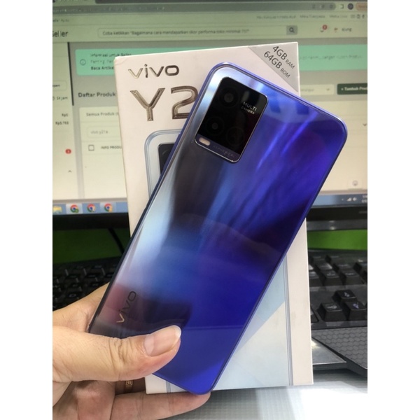 VIVO Y21A RAM 4GB/64GB SECOND GARANSI RESMI