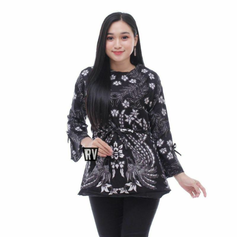 Batik Wanita Atasan modern kantor 210389 size M L XL XXL