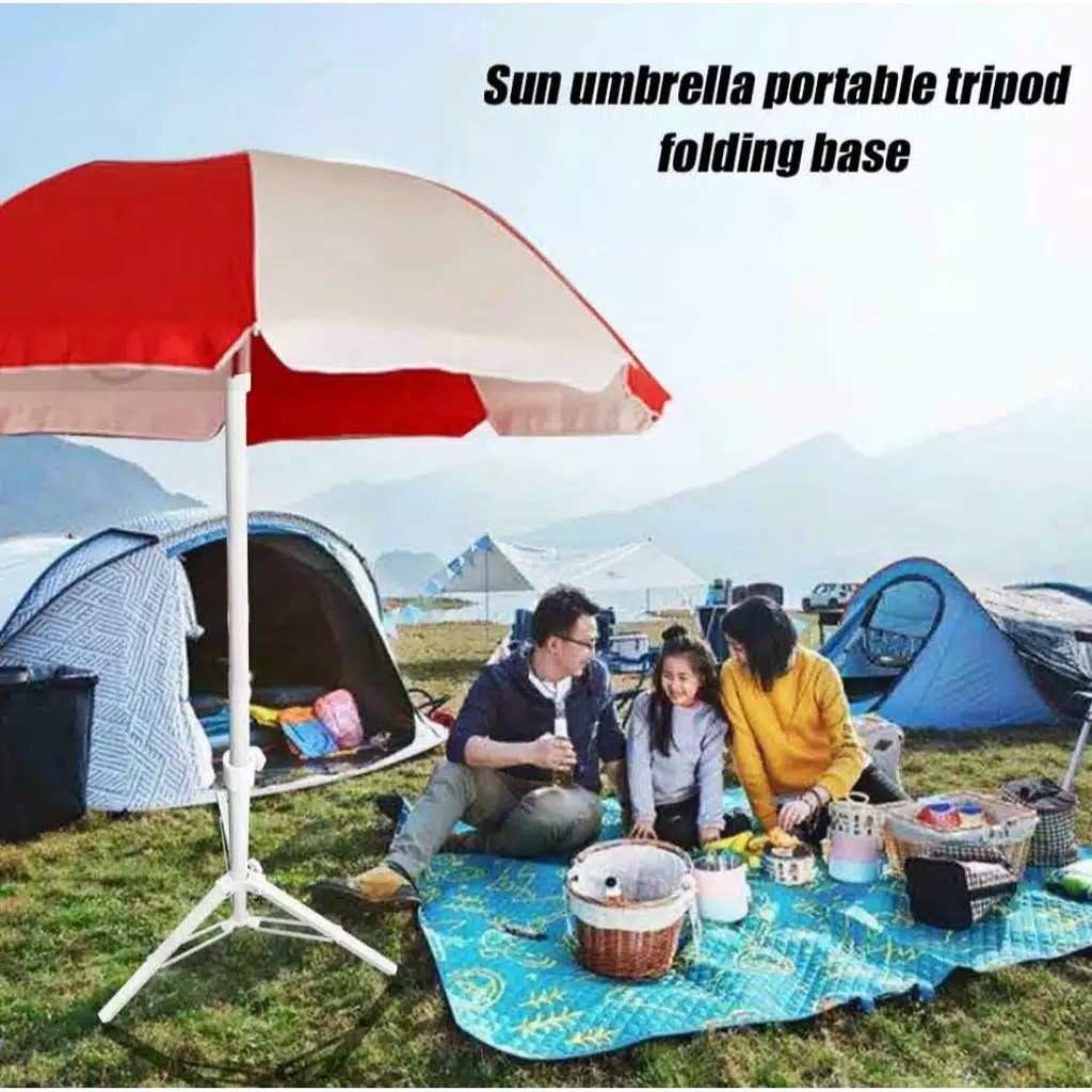 Payung Tenda / Payung Cafe / Payung Pantai Parasol Pelangi 170cm (36&quot;)