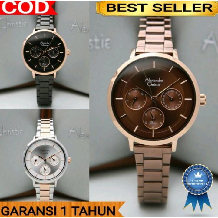 JAM TANGAN WANITA ALEXANDRE CHRISTIE AC 2871 ORIGINAL GARANSI 1 TAHUN
