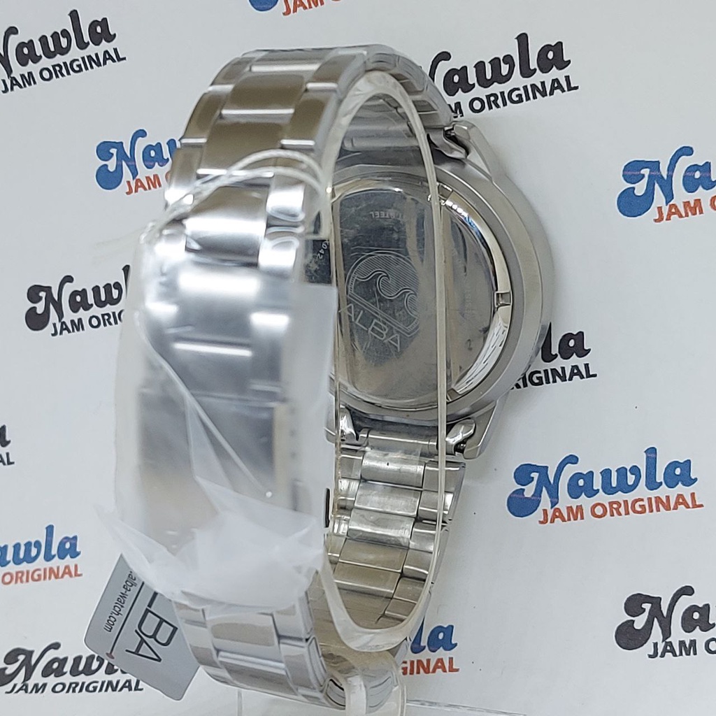 Alba Automatic AL4245X1 Tuna Blue Dial - Jam Tangan Pria AL4245