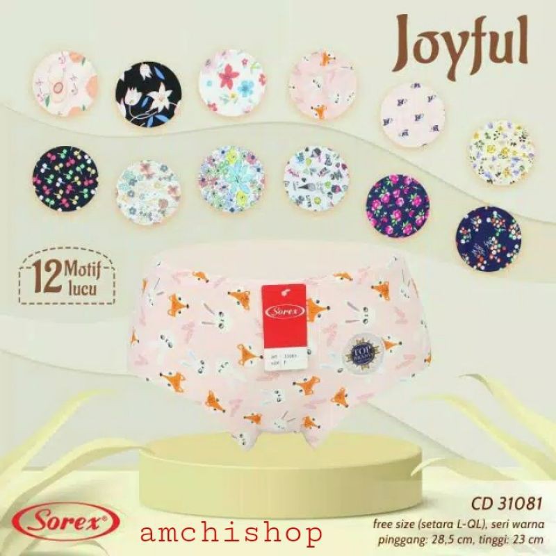 Cd celana dalam wanita seamless sorex motif bunga/tanpa jaitan/anti nyeplak