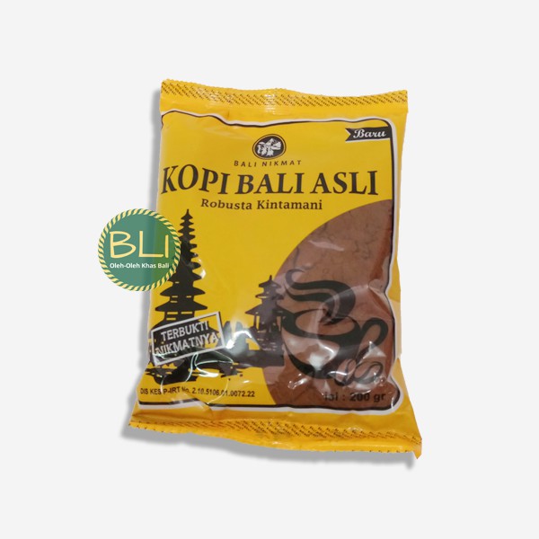 

Bali NIKMAT Kopi Bali Asli ROBUSTA Kemasan Plastik 200gr