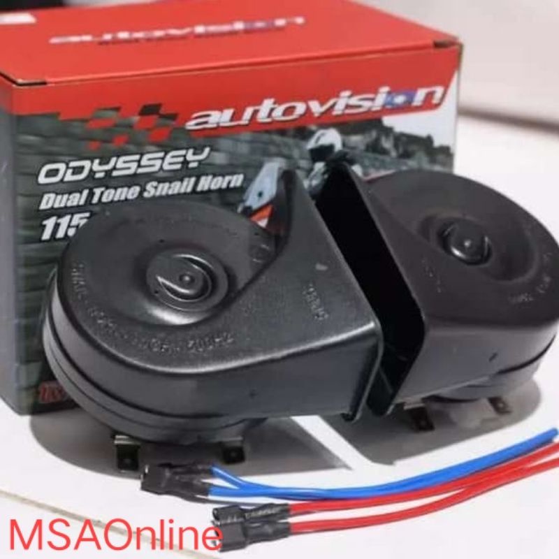 Klakson Bel Autovision Keong Double Odyssey Dual Tone Snail Horn 115dB