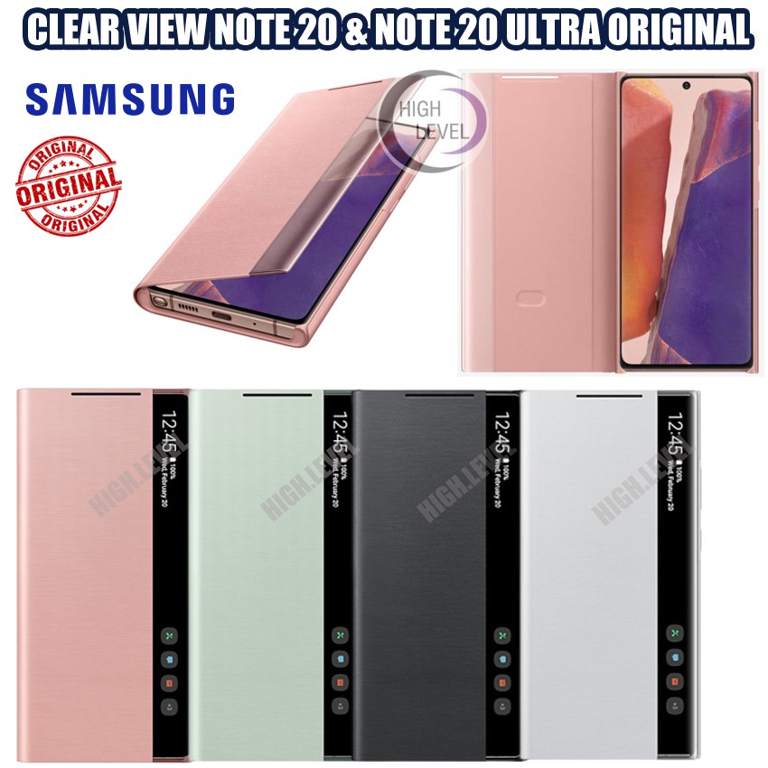 Jual SMART CLEAR VIEW COVER GALAXY NOTE 20 / NOTE 20 ULTRA SAMSUNG