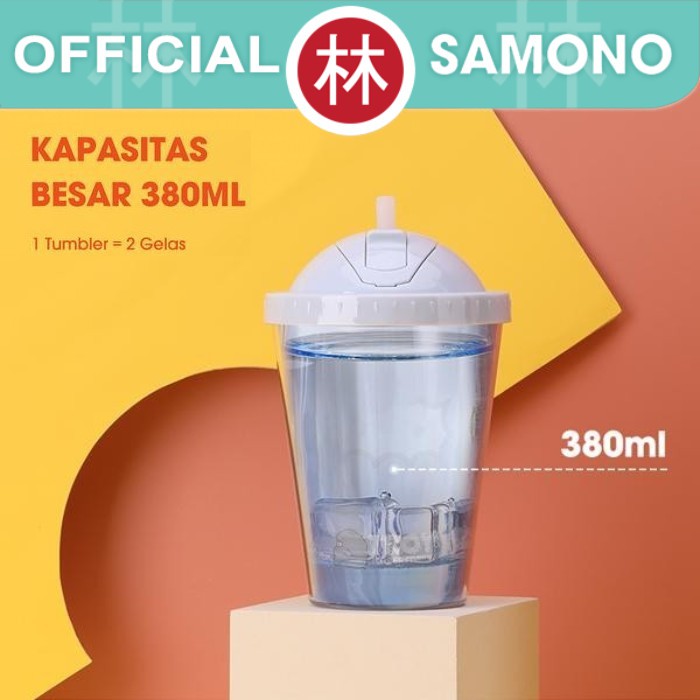 Samono SC003 Botol Minum Anak 2 Lapis Wall Tumbler BPA Free 380ml