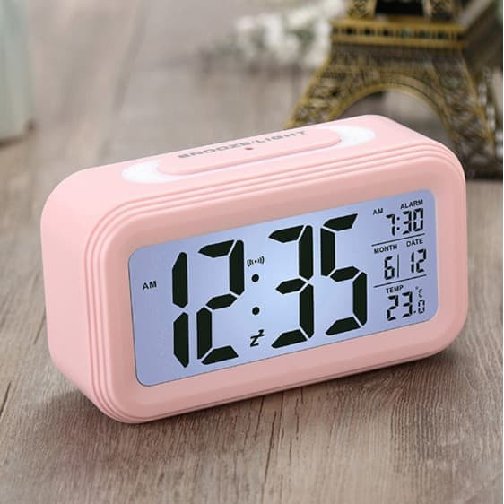 Jam Meja Digital / Desktop Smart Clock / Jam Meja Alarm LED Weker Anak