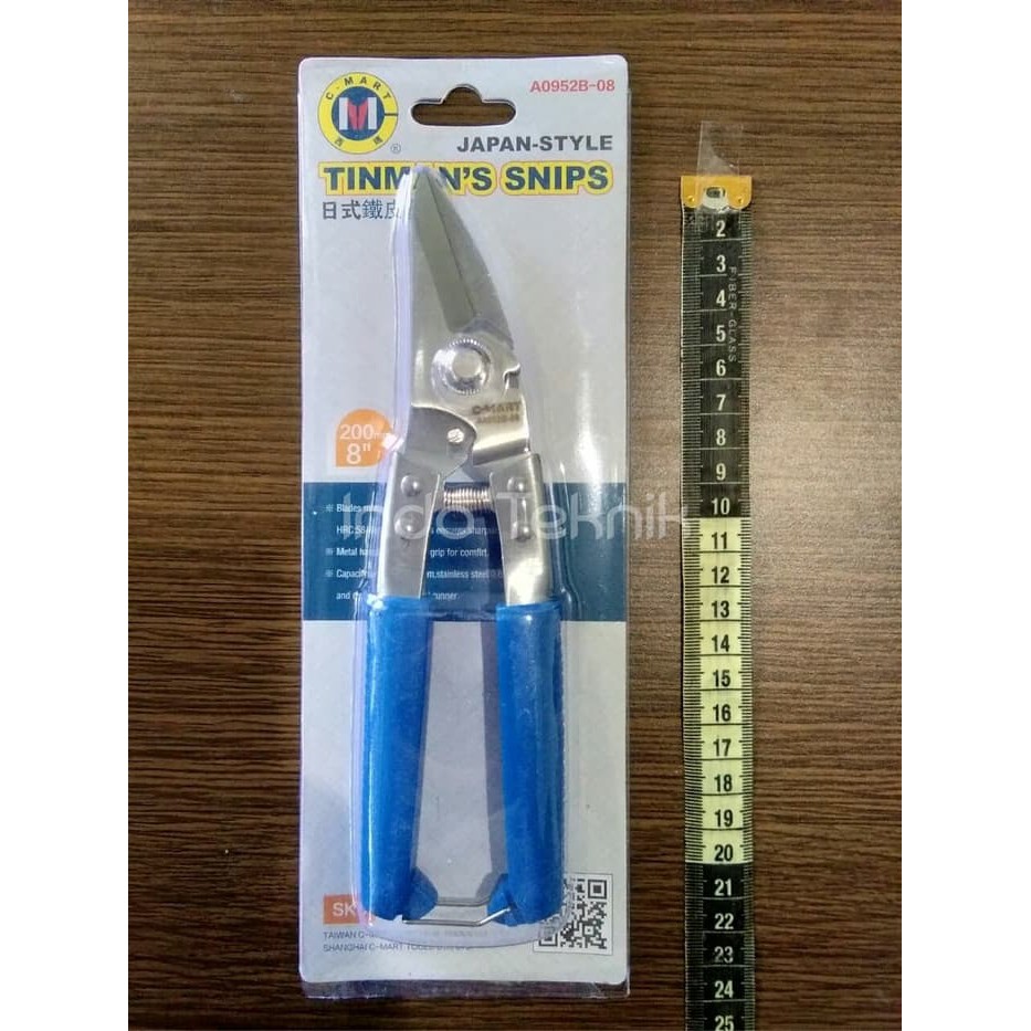 

TINMANS SNIP ATAU GUNTING RK A-46 BAJA 8'' C-MART