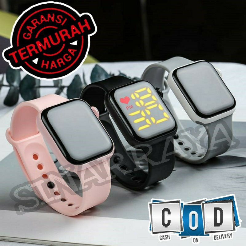 JAM TANGAN DIGITAL VIRAL TRENDING BEST SELLER RUBBER UNISEX SR099