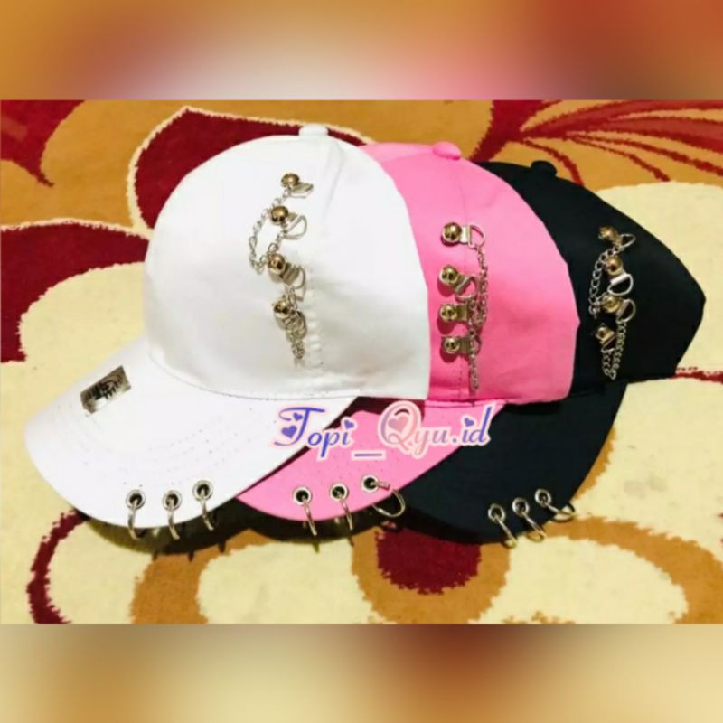 topi baseball Cincin rante / topi baseball / topi  rante / topi pria / topi wanita / topi import