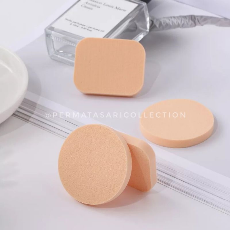 Spon Bedak Spons Foundation Sponge Makeup Kotak Powder Puff