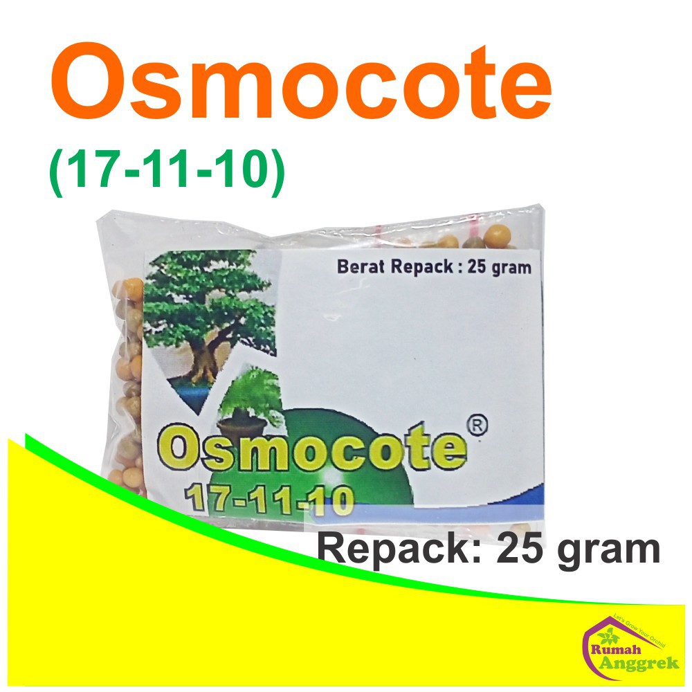 Osmocote 17 - 11 - 10 25 gram pupuk Dekastar seimbang majemuk decastar daun tumbuh anggrek aglonema