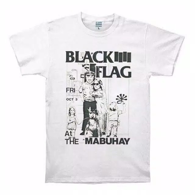 Kaos Band Black Flag Original Gildan