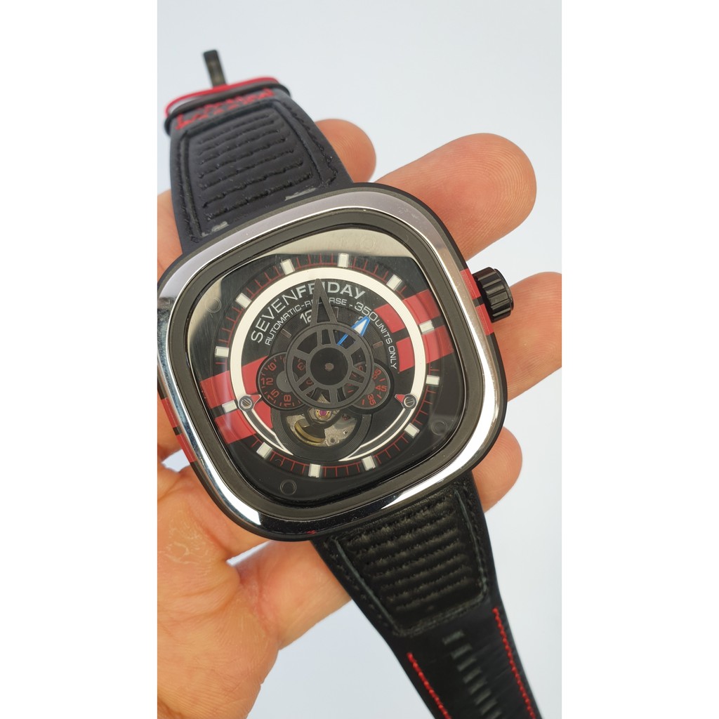 Jam Tangan Seven Friday 7F P3 BB No Box VIP Clone Mirror
