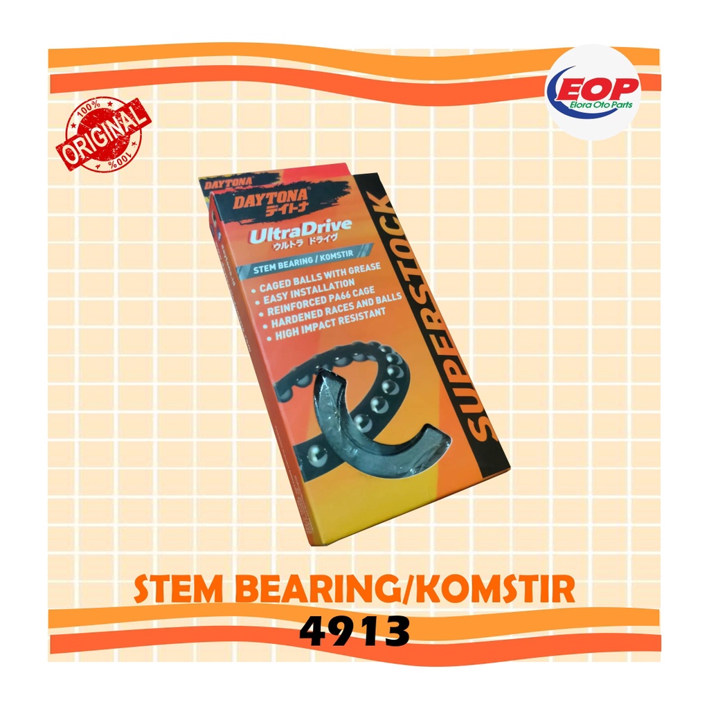 Komstir Stem Bearing Daytona NMAX 155 NEW AEROX 155 4913