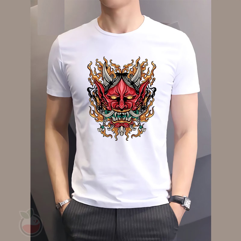 Kaos Pria Shinigami Samurai Baju Distro Basic Tshirt Kasual