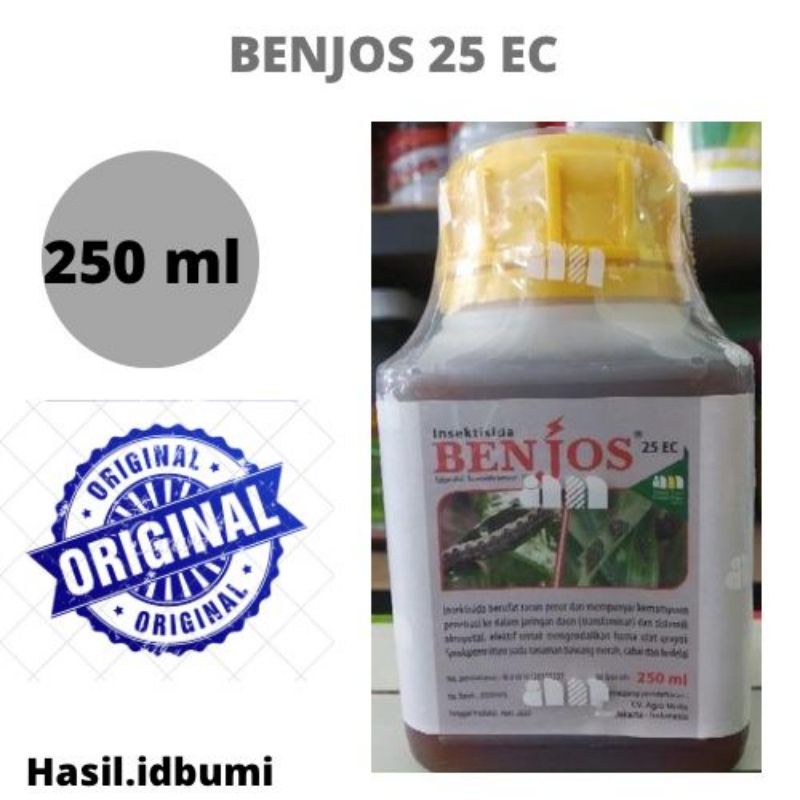 Insektisida Emmamectin Benzoat 25 EC Benjos ( kembang kempel,oteng-oteng dan ulat ) 250ml