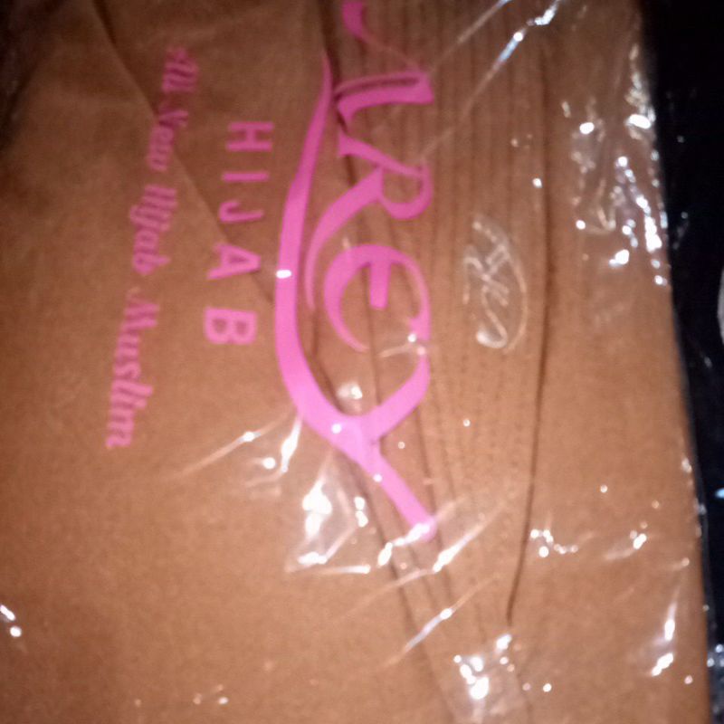 jilbab instan shafel ory by arey-coklat