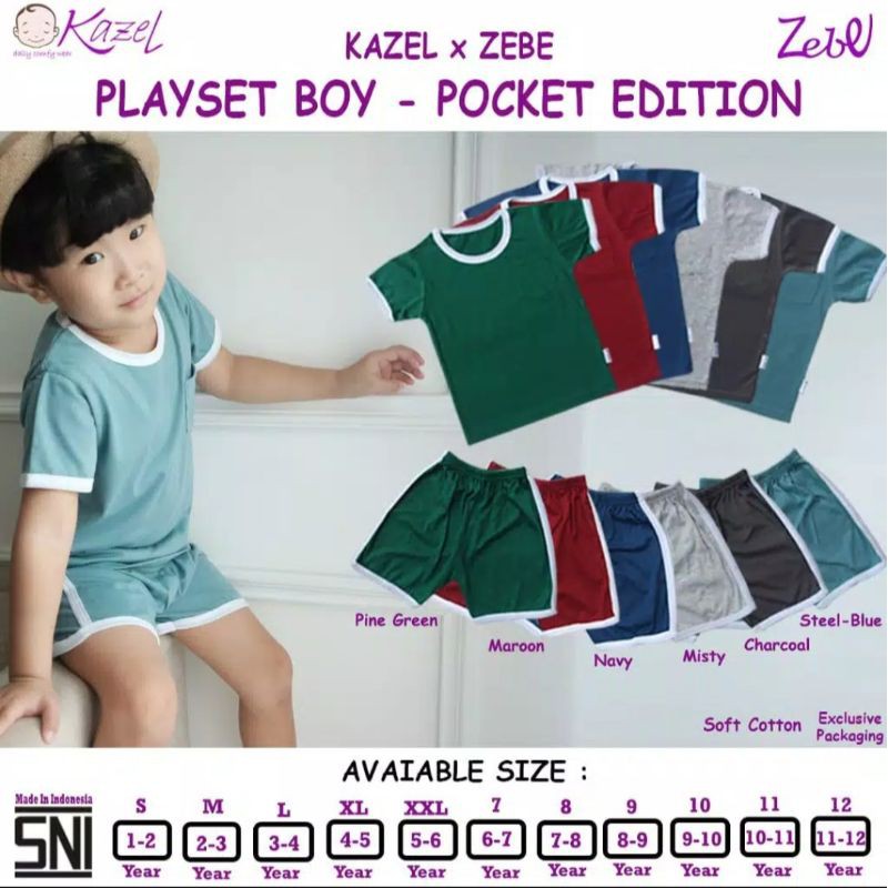 Kazel Playset Boy Pocket Edition Part 2/ Zebe Playset Boy pocket edition size dewasa