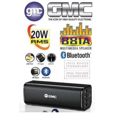Speaker Bluetooth Original GMC 881A / Speaker Portable / Speaker GMC