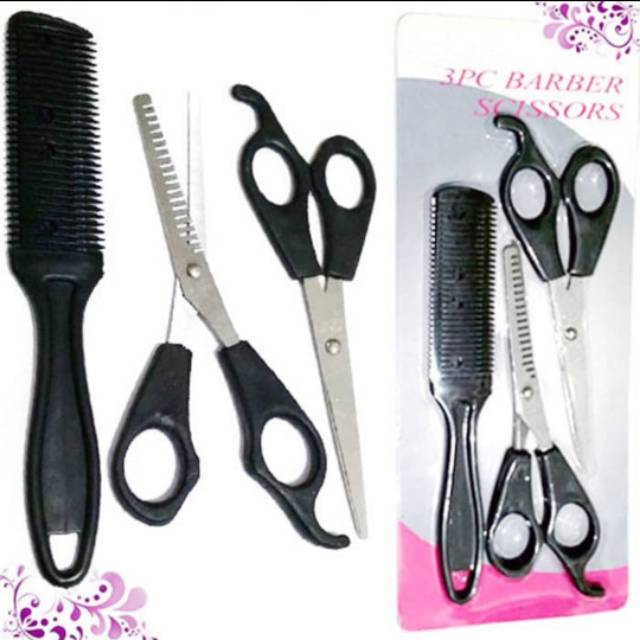 Gunting Cukur Set 3 // Gunting Rambut Set