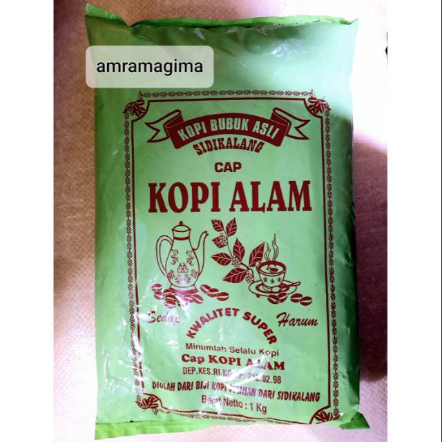 

Kopi Sidikalang 1 kg no 2 cap kopi alam