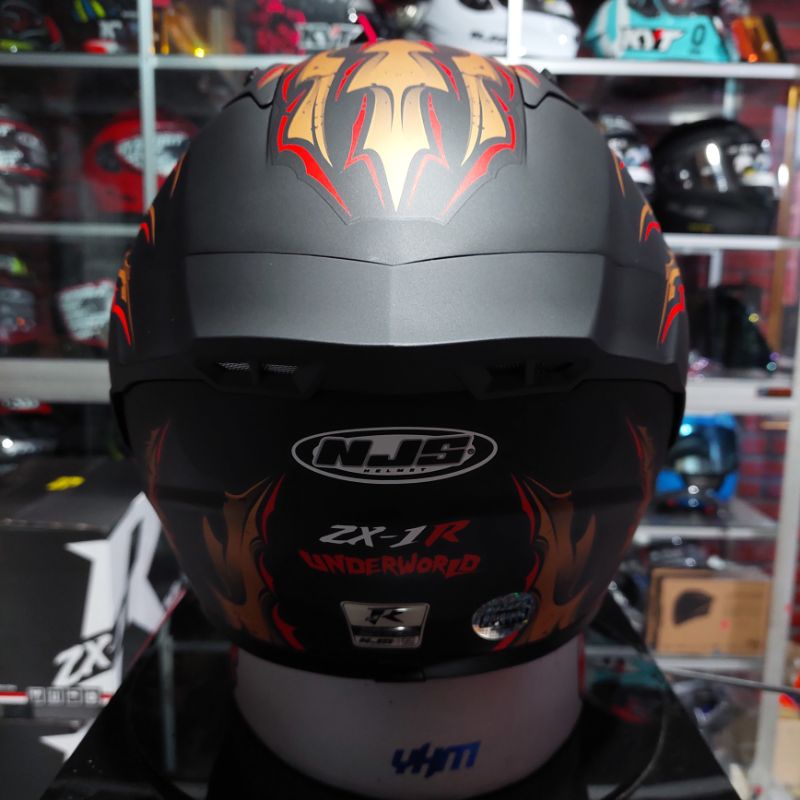 NJS ZX-1R UNDERWORLD Helm Njs Zx-1R Underworld NJS ZX-1R ARJUNA Helm Njs Zx1r Arjuna