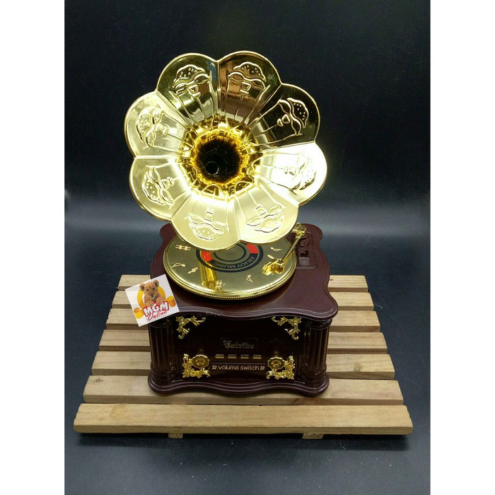 Kotak perhiasan Black Disc / Kotak musik / Jewelry Music Box 9097