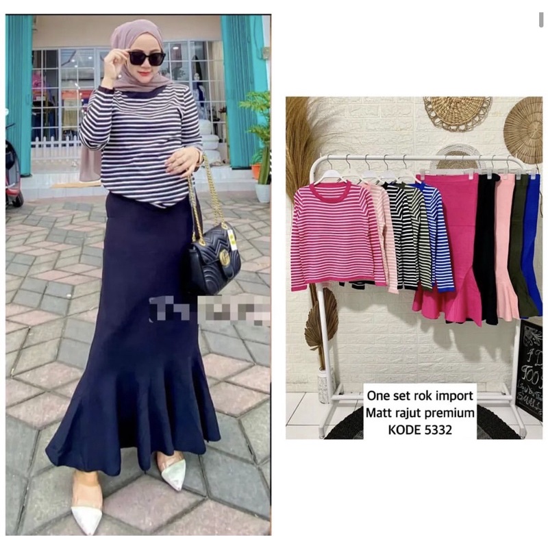 SETELAN RAJUT ROK IMPORT PREMIUM/SET RAJUT ROK IMPORT PREMIUM KEKINIAN /SET SULTAN