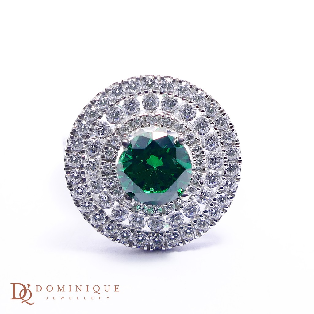 

Dominique Jewellery-Cincin Colour Stone 75% SNI DQC 2038