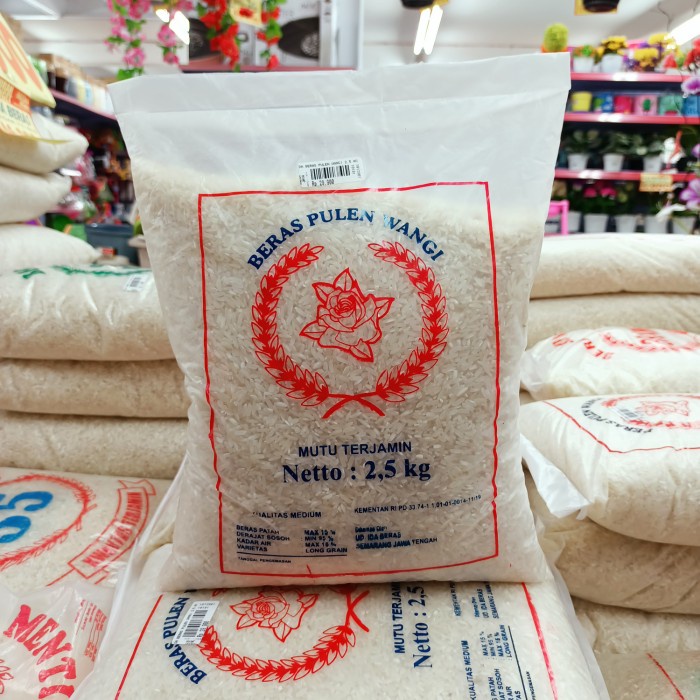 

Beras Pulen Wangi 2,5Kg