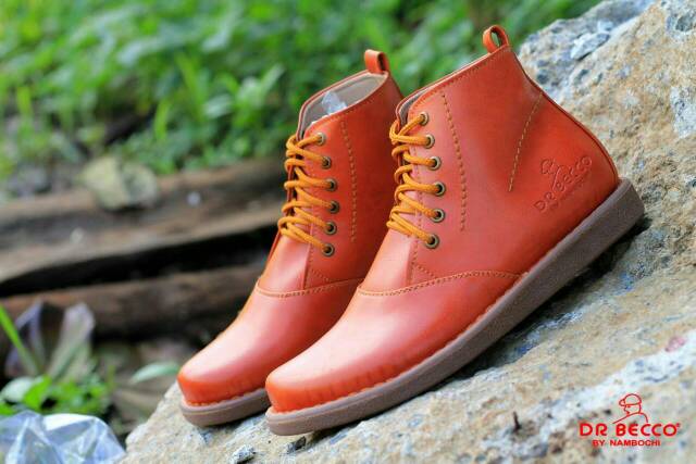 SEPATU BOOTS KULIT PRIA DR BECCO MORIS ORIGINAL CLOTHING BANDUNG