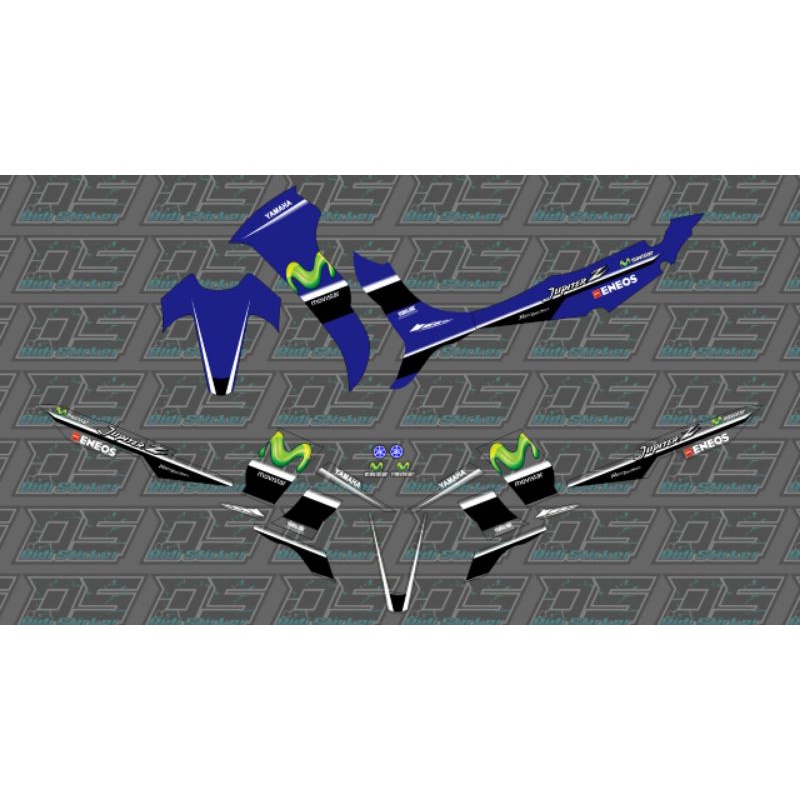 STRIPING TRANSPARAN JUPITER Z NEW COSTUM MOVISTAR