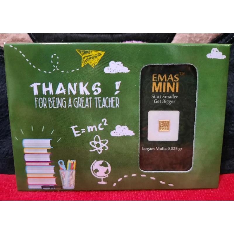 Grosir (SSC) Hadiah kado emas Hari Guru gift gold Premium Termurah