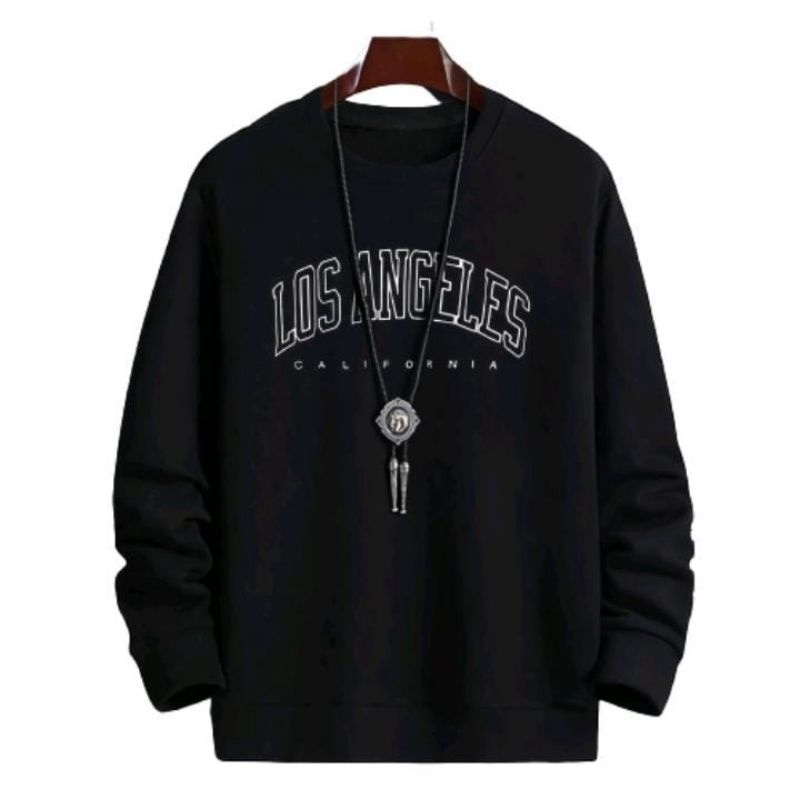 Sweater Crewneck Los Angeles Pria