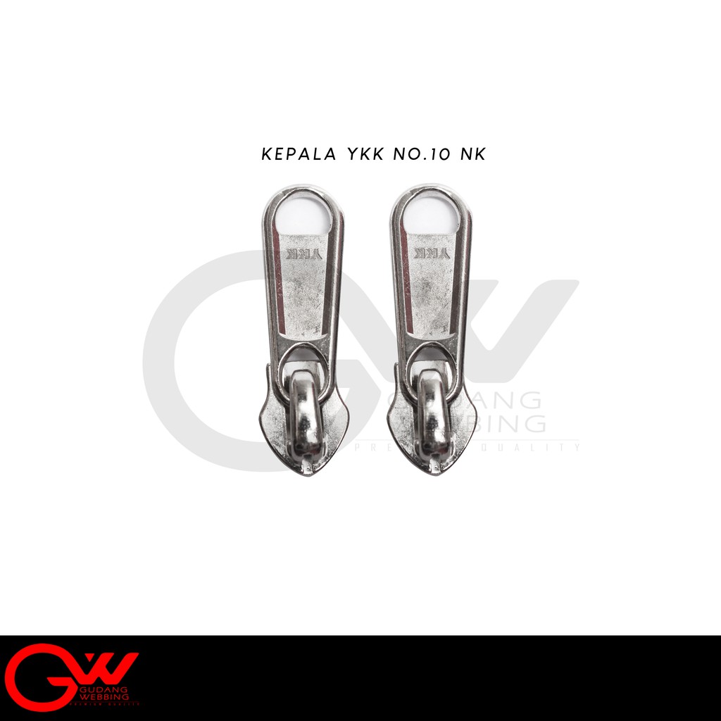 Kepala Risleting ( Head Zipper ) YKK No 10 GEMBOK atau TANDUK