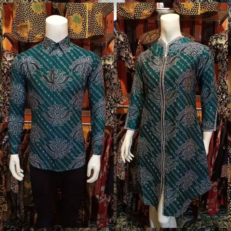 Tunik Batik Couple - Dress Batik Couple
