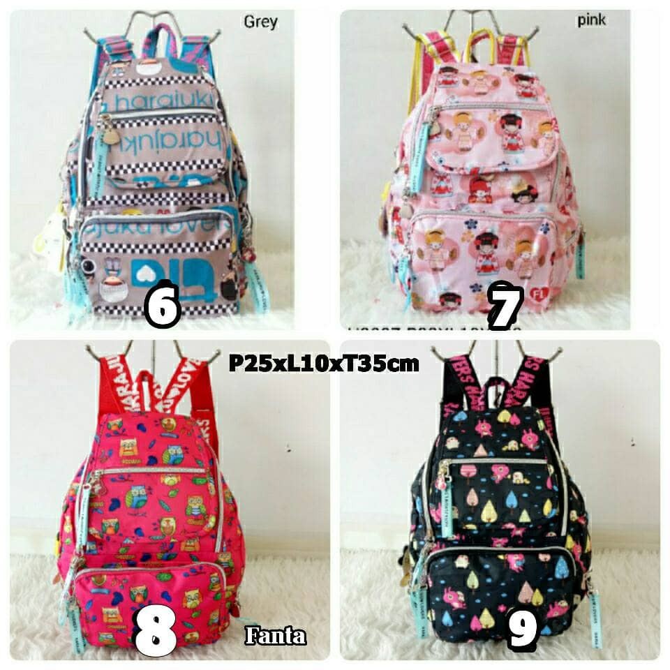 HARGA DISKON TAS RANSEL HARAJUKU LOVERS SMALL