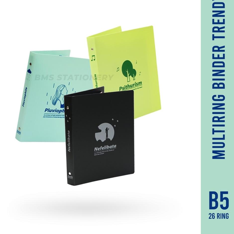 

Berkualitas! Bantex Binder B5 26 Ring Motif 케