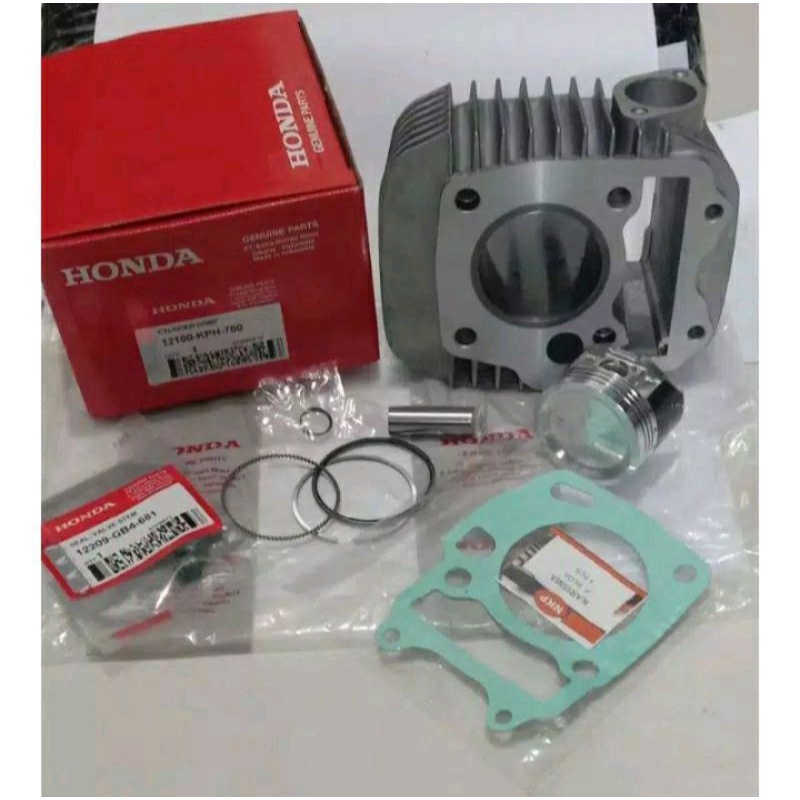 blok seher komplit piston kharisma Supra x 125 oled lama karbu kirahirana
