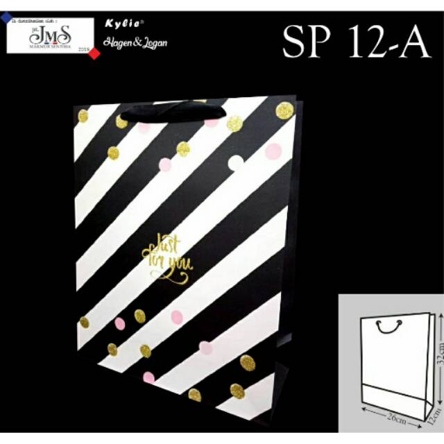 

Paper Bag SP 12A / Goodie Bag, Ukuran 32x26x12cm