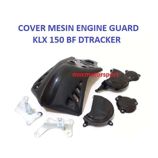 COVER MESIN ENGINE GUARD KLX 150 BF DTRACKER KOMPLIT