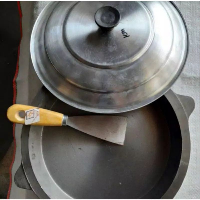 Loyang martabak manis 30 cm + tutup + cape