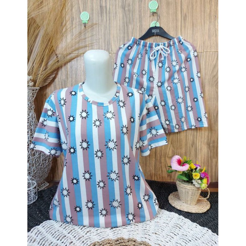 setelan hotpants pretty cute