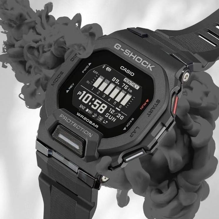 (PALING DIMINATI) BISA COD - jam tangan pria CASIO GSHOCK GBD 200 set free box , paperbag , kartu , 