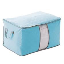 BAMBOO STORAGE BAG ORGANIZER - PENYIMPANAN SERBAGUNA KAIN BAJU PAKAIAN - MULTIFUNGSI LOUNDRY BAG TIDUR