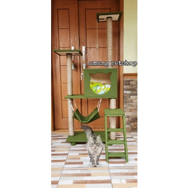 mainan kucing cat tree cat house mainan kucing cakaran