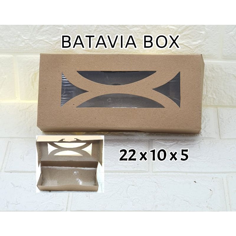 

Box Brownies uk 22X10 /10pcs (pilih motif)